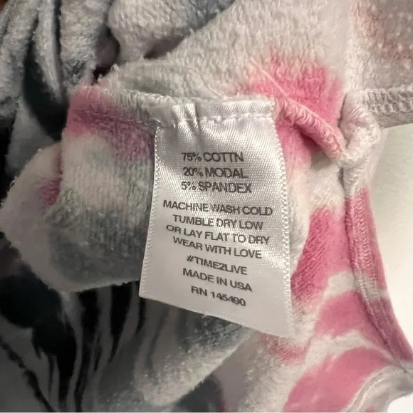 Electric & Rose Tie-Dye Epic Neil Hi-Low Sweatshirt, Small - Picture 11 of 11